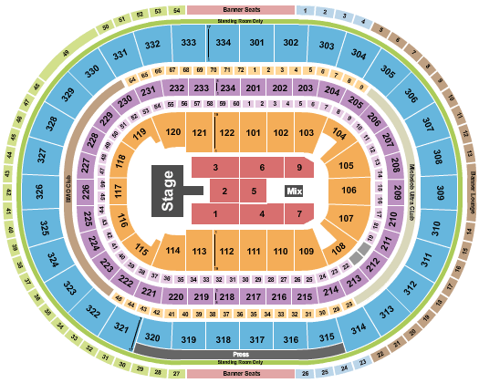 United Center New Edition Seating Chart